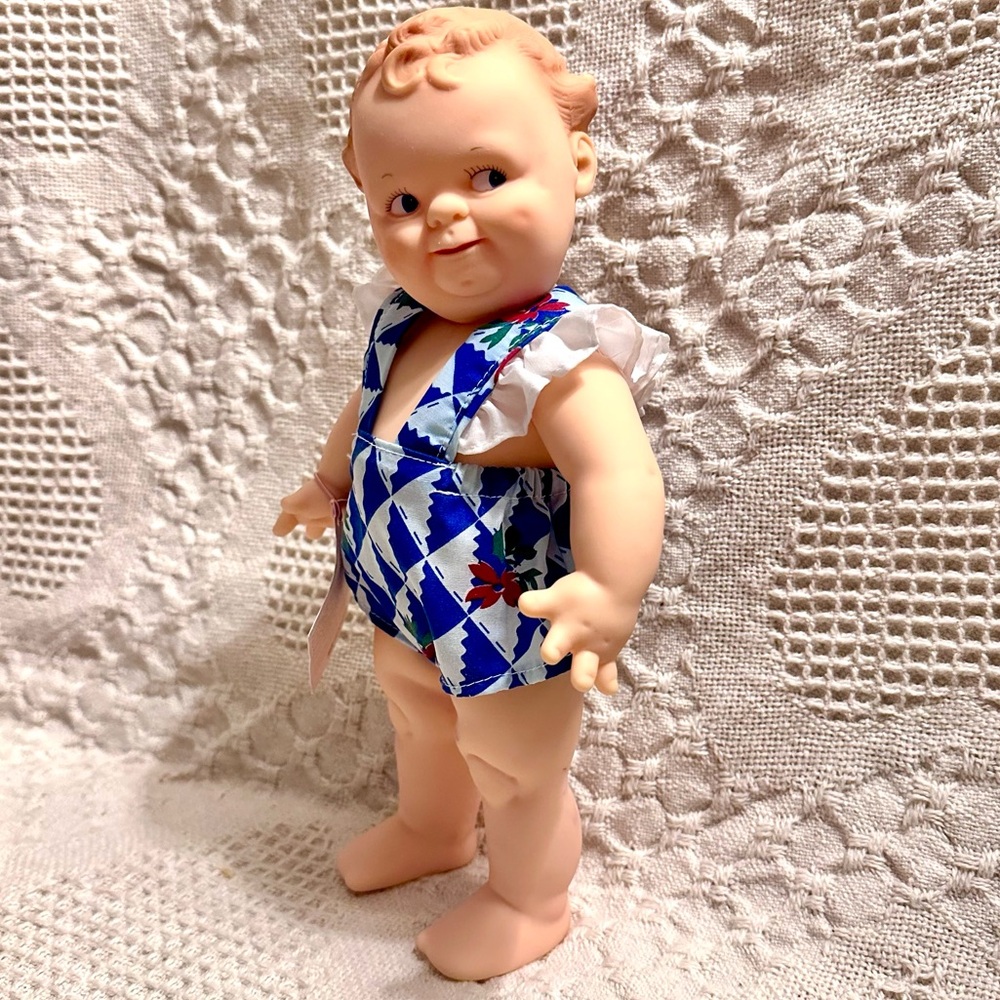 Vtg Rose O'neill Cupie Doll Scootles  JESCO Soft Vinyl Doll 11" Rare Classic